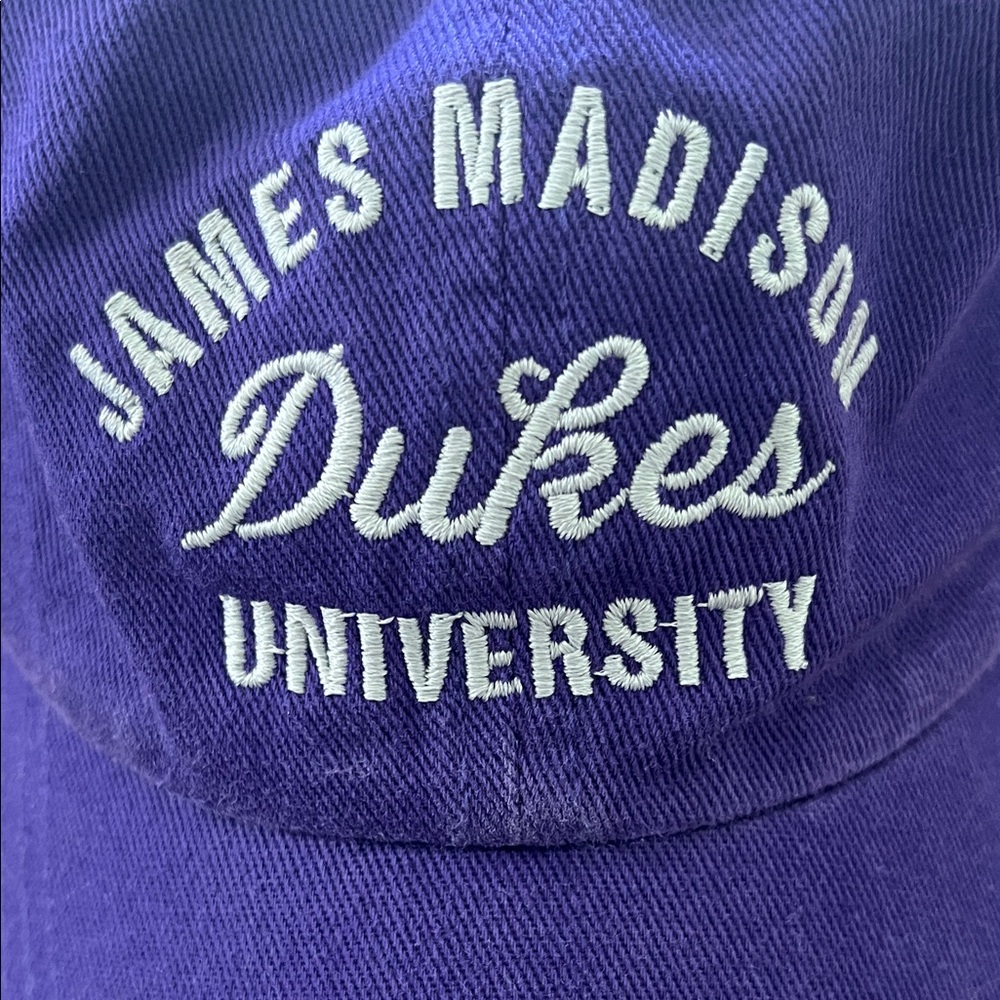 Under Armour Gray and Purple James Madison Dukes shirt and hat - Picture 6 of 9